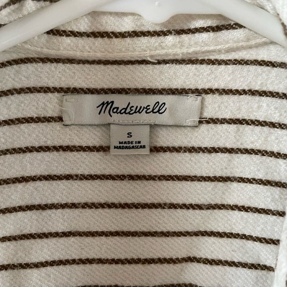 Madewell Cotton Button Down - Striped - Picture 5 of 6
